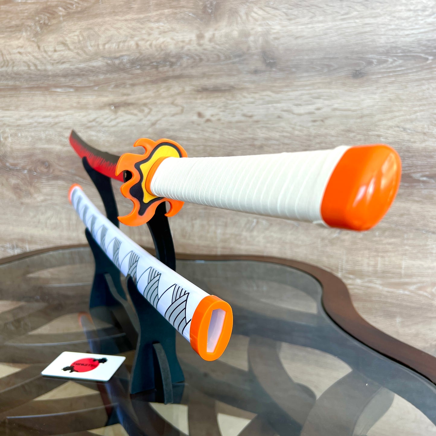 Kyojuro Rengoku Sword With Stripes-Demon Slayer