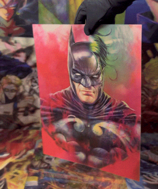 BATMAN, QUINN AND JOKER 3D MOTION POSTER