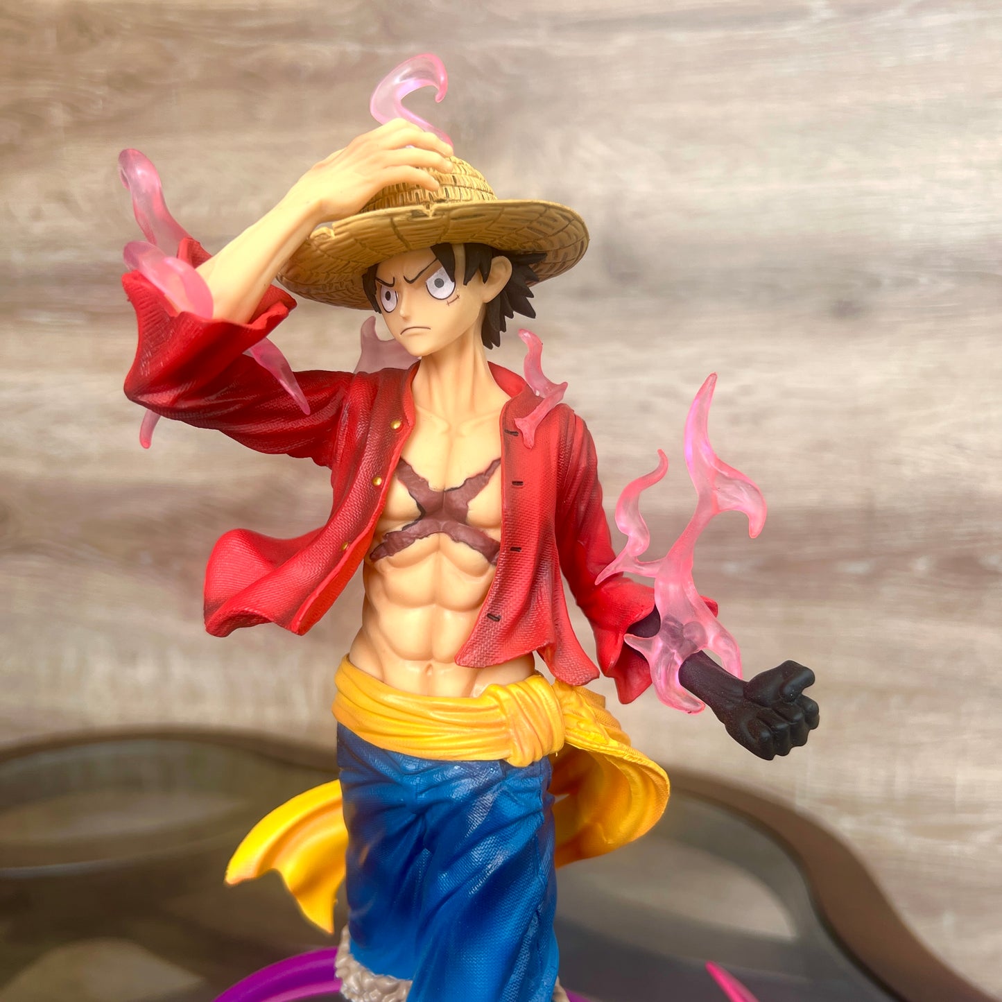 Monkey D. Luffy — Aura Glow Figure with Purple LED Lighting