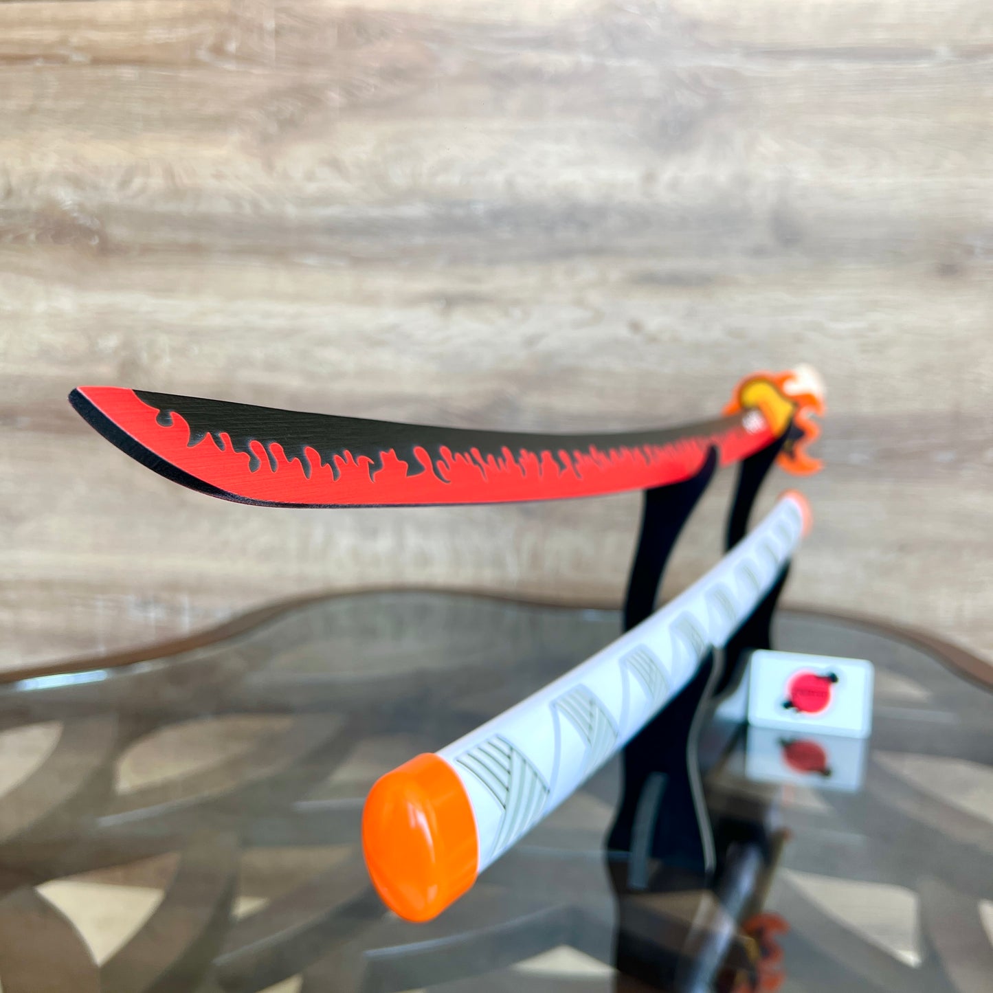 Kyojuro Rengoku Sword With Stripes-Demon Slayer