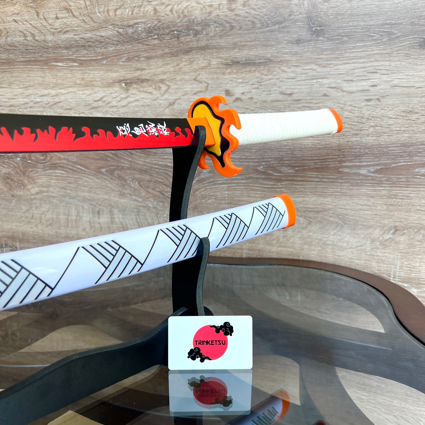 Kyojuro Rengoku Sword With Stripes-Demon Slayer