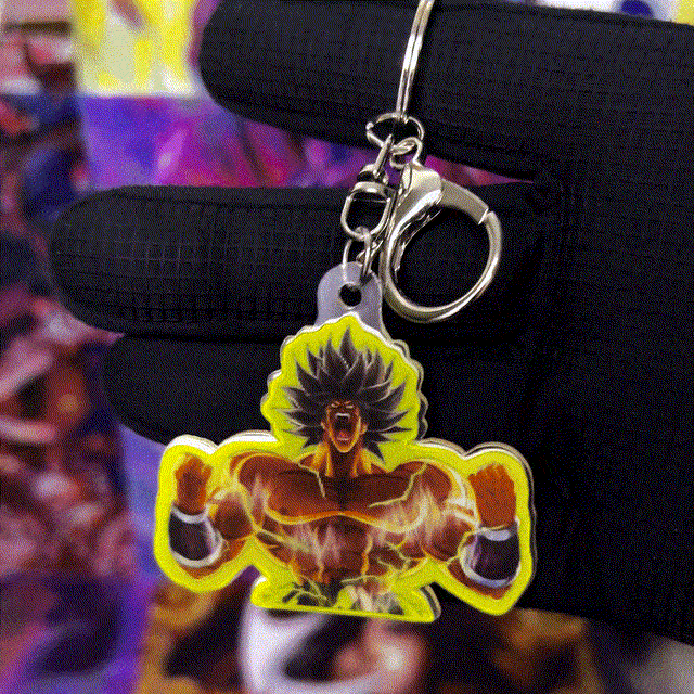BROLY 3D MOTION KEYCHAIN