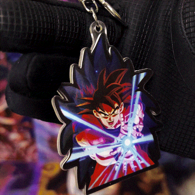 GOKU KAMEHAMEHA 3D MOTION KEYCHAIN
