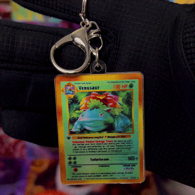 POKEMON CARD KEYCHAIN