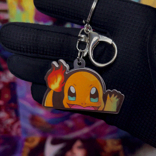 BULBASAUR, SQIRTLE, CHARMANDER KEYCHAIN