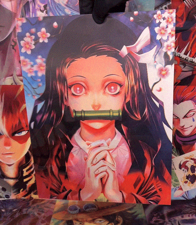 TANJIRO, NEZUKO AND MUZAN 3D MOTION POSTER (2)