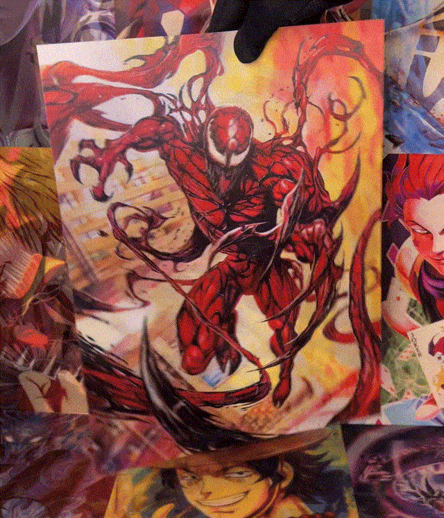 VENOM AND CARNAGE 3D MOTION POSTER