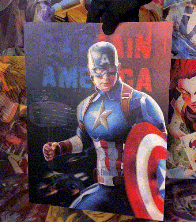 CAPTAIN AMERICA 3D MOTION POSTER