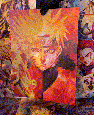 NARUTO, SASUKE AND MADARA 3D MOTION POSTER