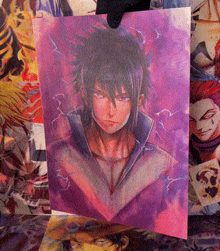 SASUKE AND ITACHI 3D MOTION POSTER