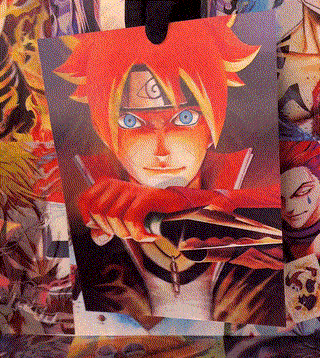MINATO, NARUTO AND BORUTO 3D MOTION POSTER