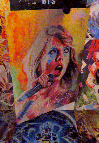 TAYLOR SWIFT 3D MOTION POSTER
