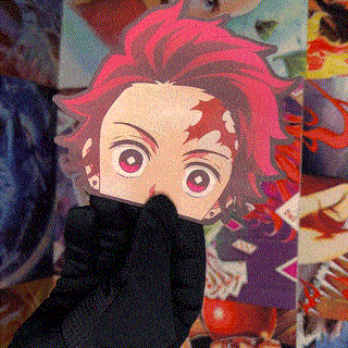 TANJIRO HEAD 3D MOTION STICKER