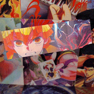 TANJIRO, ZENITSU AND NEZUKO 3D MOTION STICKER
