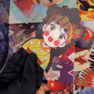 TANJIRO, ZENITSU AND INOSUKE AS GIRLS 3D MOTION STICKER