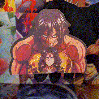 EREN YEAGER 3D MOTION STICKER