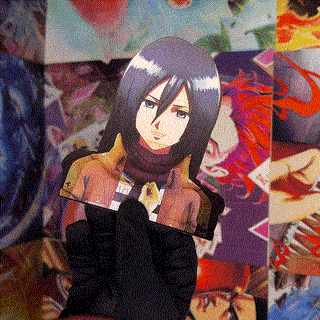 MIKASA ACKERMAN 3D MOTION STICKER
