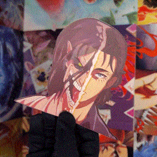 EREN YEAGER 3D MOTION STICKER 3
