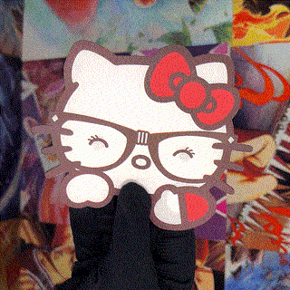 HELLO KITTY 3D MOTION STICKER 2