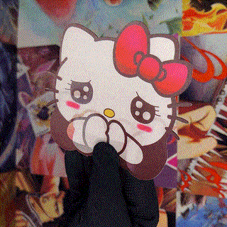 HELLO KITTY 3D MOTION STICKER 3