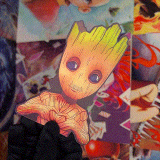 GROOT 3D MOTION STICKER