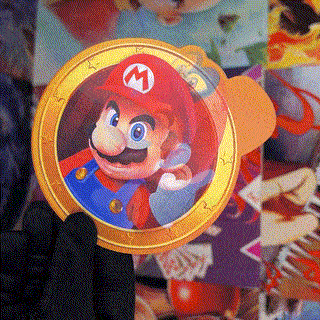 SUPER MARIO 3D MOTION STICKER