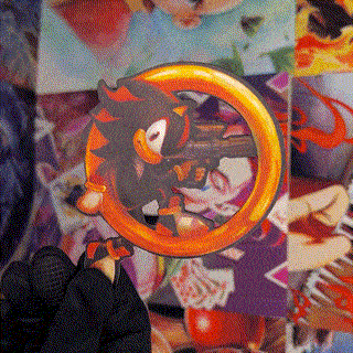 SONIC AND SHADOW 3D MOTION STICKER