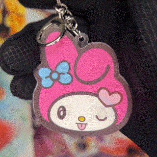 MY MELODY 3D MOTION KEYCHAIN