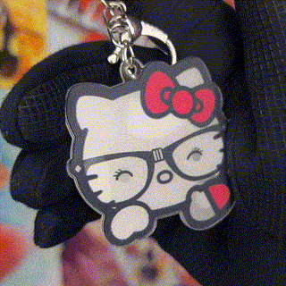 HELLO KITTY 3D MOTION KEYCHAIN