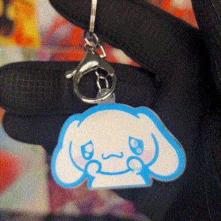 CINAMOROLL 3D MOTION KEYCHAIN