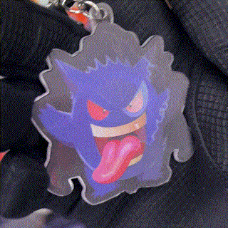 GENGAR POKEMON KEYCHAIN