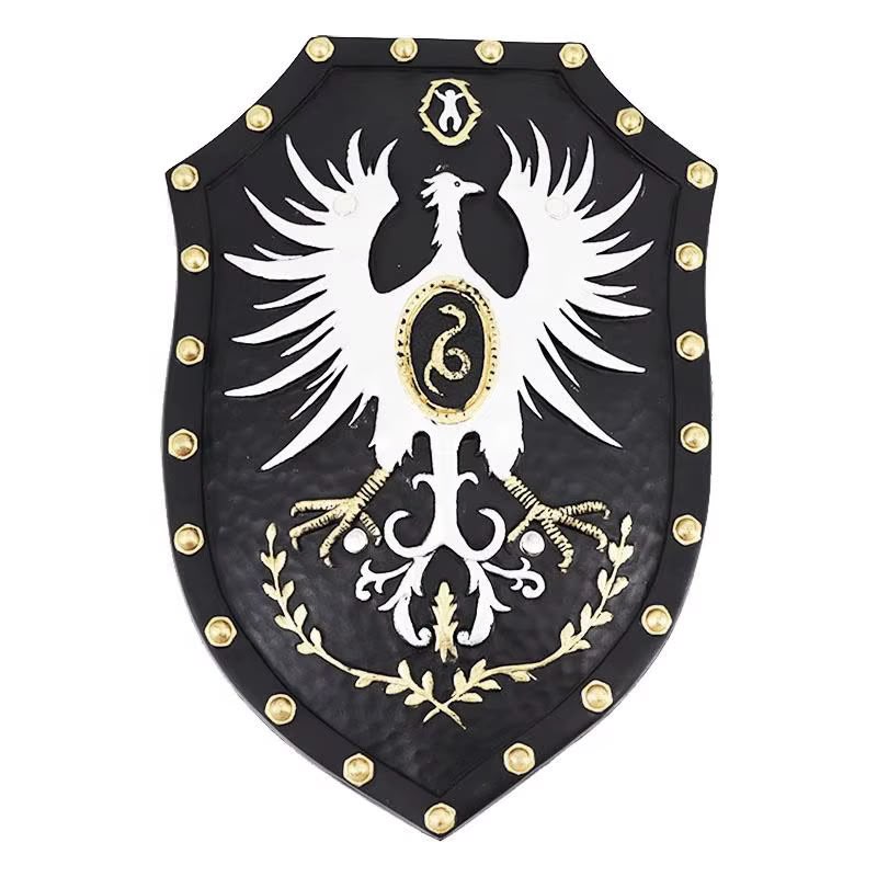 Fantasy Shield – Black & White Eagle