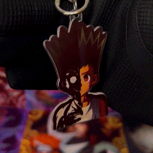 Gon Raging Keychain Hunter X Hunter Keychains – TRINKETSU